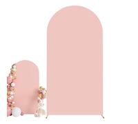 Sfondo ovale a forma di - Elegante pannello manicotto in tessuto | Supporto senza cuciture per decorazione di matrimonio, celebrazione, fotomatone, festa, cerimonia, installazione estetica