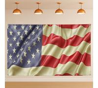 Sfondo patriottico vintage, decorazioni da parete per il giorno dell'indipendenza degli Stati Uniti, bandiera americana per interni ed esterni, sfondo per foto del 4 luglio, 180 x 109 cm