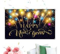 Sfondo per Capodanno 100 x 150 cm Decorazioni Stagionali 2D | Sfondi ci Per Le Feste Per Organizzatori Feste Creatori Contenuti Negozio Casa Ufficio Camera