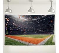 Sfondo per feste a tema sportivo con coriandoli luminosi, decorazioni per feste a tema sportivo, sfondo fotografico per interni ed esterni, per eventi del giorno del gioco, 180 x 109 cm