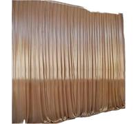 Sfondo per Letto Nuziale Decorazione for Matrimoni, Drappeggi, Grandi Eventi, Sfondi in Tessuto, Tende for Feste(Light Brown,H3xL1.5M)