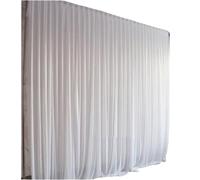 Sfondo per Letto Nuziale Decorazione for Matrimoni, Drappeggi, Grandi Eventi, Sfondi in Tessuto, Tende for Feste(White,H3xL1.5M)
