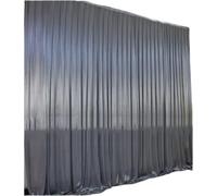 Sfondo per Letto Nuziale Decorazione for Matrimoni, Drappeggi, Grandi Eventi, Sfondi in Tessuto, Tende for Feste(Gray,H3xL1.5M)