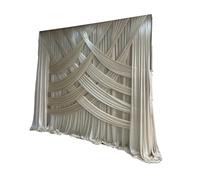 Sfondo per matrimoni Tende da sfondo for matrimoni a croce, pannelli decorativi for feste di compleanno, possono essere realizzati in molti modi(Color 1,H3xW3.0M)