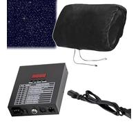 Sfondo per palcoscenico a LED con cielo stellato e controller, tenda pieghevole in velluto a forma di stella per matrimoni, decorazioni per fotografia stellata, decorazioni per,3 * 3m