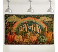 Sfondo per rivelare il genere del bambino, decorazione floreale vintage autunnale per feste autunnali, sfondo fotografico per feste per ragazzi o ragazze, 180 x 109 cm