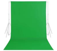 Sfondo per studio fotografico, 2 m x 3 m (6,6 FT x 9,8 FT) Green Screen Background, 100% Mussola Pura, sfondo pieghevole per fotografia, video e televisione