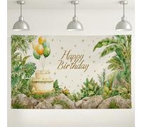 Sfondo per torta tropicale di compleanno, decorazioni per feste di compleanno, decorazioni per feste fotografiche, forniture per eventi interni ed esterni, 180 x 109 cm