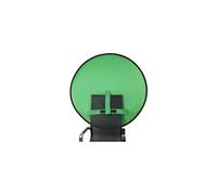 Sfondo per webcam con stabilizzatore integrato, portatile e pieghevole per una protezione ottimale della privacy, bifacciale verde/blu, 142 cm/4,65