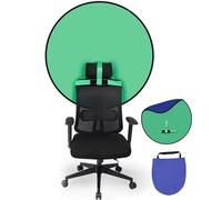 Sfondo pieghevole per fotografia, Sfondo multicolore bifacciale con schermo verde 75-142 cm(142cm)