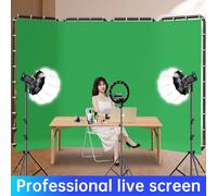 Sfondo portatile con schermo verde Chromakey di grandi dimensioni con supporto per sfondo fotografico Sistema di supporto 240x400 cm Riprese video foto