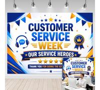 Sfondo settimanale del servizio clienti 8x6ft Thank You Employee