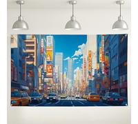 Sfondo urbano urbano, scena di strada ispirato agli anime, espositore fotografico decorativo per eventi, decorazione estetica per interni ed esterni, 180 x 109 cm