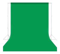 Sfondo Verde Sfondo fotografico video Panno liscio Verde Bianco Nero Puro cotone Schermo for studio Live Streaming(Green,2000x3000MM)
