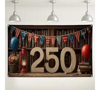 Sfondo vintage 250 per celebrazioni, decorazione rustica per feste a tema biblioteca, sfondo rosso blu per eventi di compleanno, forniture per cabina fotografica per interni ed esterni, 180 x 109 cm