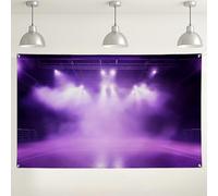 Sfondo viola nebbioso, elegante sfondo fotografico drammatico, decorazioni per eventi interni ed esterni, per feste, concerti e spettacoli, 180 x 109 cm