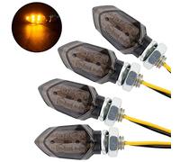 SFONIA 4 pz Moto 5LED Indicatori di Direzione Mini Luce 12V M8 E-MARK Ottica Omologata Universale per Scooter Quad Cruiser Off Road