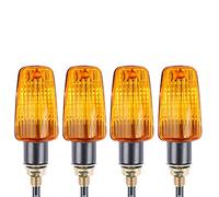 SFONIA 4pcs Indicatori di Direzione Indicatori per Moto 12V Impermeabile Universale per Moto Scooter Quad Cruiser Off Road