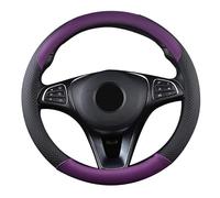 SFONIA Coprivolante Copri Sterzo per Auto Protezione Custodia Volante Cover in Pelle Artificiale Universale 37-38cm / 15" Antiscivolo Traspirante Durevole (Viola)