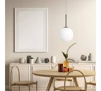 Sforzin Lampada a sospensione Jugen, nero, 1 luce Sforzin