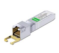 SFP+ a RJ45, 10GBase-T SFP+, modulo ricetrasmettitore di rame 1.25g/2.5g/5g/10G-T, compatibile per Cisco SFP-10G-T-S, Ubiquiti UniFi UF-RJ45-10G, Mikrotik e altro, 10ft/30M, Fibergaga