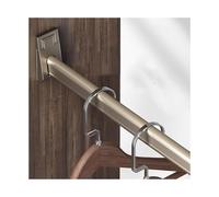 SFQEVHRZ Aste per appendere il guardaroba, Appendiabiti da parete, barra appendiabiti in metallo for appendere i vestiti, asta appendiabiti spessa(Champagne Color,100cm/39.4in)