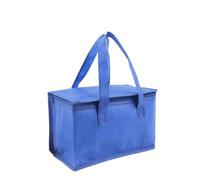 SFQEVHRZ Borsa termica, Borsa termica da campeggio for bevande, grande, portatile, con cerniera, for picnic e all'aperto(Blue,Medium)