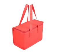 SFQEVHRZ Borsa termica, Borsa termica da campeggio for bevande, grande, portatile, con cerniera, for picnic e all'aperto(Red,Small)