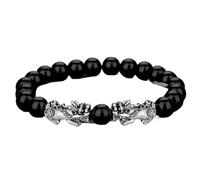 SFQEVHRZ Bracciale, Bracciale di bilanciamento con perline cristalli rossi e granati talismano for prosperità, denaro buona fortuna(13)