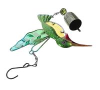 SFQEVHRZ Campane a Vento, Campane a Vento per Esterni， Hummingbird Windchimes Outdoors Wind Chime Crystal Decor Hanging Pendant Hummingbird Wind Bell Locket Hanging Bell(Green)