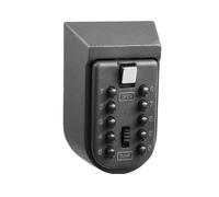 SFQEVHRZ Cassaforte per chiavi da parete, con password, cassaforte, impermeabile, con combinazione a pulsante nascosto, da 3 a 10 cifre, lunghezza codice