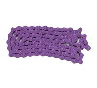 SFQEVHRZ Catene per Biciclette, Catena a Scatto Fisso for Bici da Corsa MTB, 1 velocità, 96L, 1/2x1/8 Pollici, Colori Multipli(Purple)