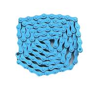 SFQEVHRZ Catene per Biciclette, Catena for Bicicletta da 94 sezioni, Singola velocità, in Acciaio al Carbonio, Colorata, Leggera, for Mountain Bike, da Strada, MTB.(Blue)