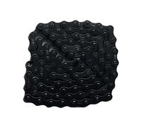 SFQEVHRZ Catene per Biciclette, Catena for Bicicletta da 94 sezioni, Singola velocità, in Acciaio al Carbonio, Colorata, Leggera, for Mountain Bike, da Strada, MTB.(Schwarz)