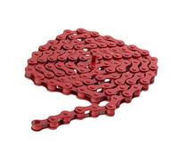 SFQEVHRZ Catene per Biciclette, Catene a Scatto Fisso for Bici da Pista, Accessori for Ciclismo Multicolori, 1/2" x 1/8"(Red)
