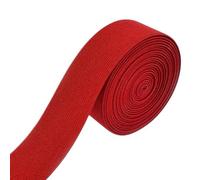 SFQEVHRZ Elastico, 5M 10-60mm Elastici da Cucito for Nastri in Gomma, Cinture, Scarpe, Pantaloni, Accessori for Abbigliamento Fai Te(Red,15mm)