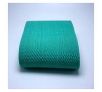 SFQEVHRZ Elastico, Elastico colorato for Pantaloni e gonne, Largo 7,5 cm, Resistente, con Nastro Elastico in Twill, in Lattice(Green Lake)