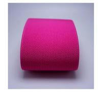 SFQEVHRZ Elastico, Elastico colorato for Pantaloni e gonne, Largo 7,5 cm, Resistente, con Nastro Elastico in Twill, in Lattice(Rose)