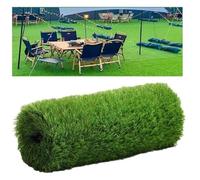 SFQEVHRZ Erba Artificiale, Rotolo di Erba Sintetica for tappeti erbosi da Interno ed Esterno, Altezza Pelo 20 mm, 2,5 x 5 m, Finto e Realistico, for Giardino.(2.5x10m)