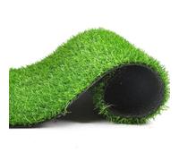SFQEVHRZ Erba Artificiale, Tappeto Artificiale for Cani, Altezza Pelo 10 mm, Verde, Realistico, con Supporto in Gomma Resistente ai Raggi UV.(1x5m)