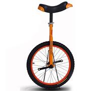 SFQEVHRZ Monociclo, Monociclo for Bambini con Ruote da 16 Pollici, Cerchio in Lega, Pneumatico Extra Spesso e Robusto Supporto for riporre Gli Oggetti(Oranje)