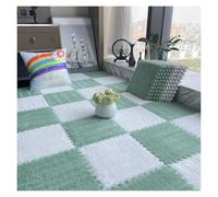 SFQEVHRZ Moquette a puzzle, Tappetino da pavimento in schiuma EVA a pelo lungo, tappeto ad incastro morbido for salotto, tappeti spessi e soffici for camera letto(Style G)