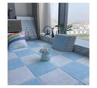 SFQEVHRZ Moquette a puzzle, Tappetino da pavimento in schiuma EVA a pelo lungo, tappeto ad incastro morbido for salotto, tappeti spessi e soffici for camera letto(Style I)