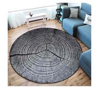 SFQEVHRZ Moquette a puzzle, Tappeto con venature del legno, tappeto moderno for la sala da pranzo, giochi, soggiorno, decorazione(Multicolour 4,120CM*120CM)