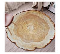 SFQEVHRZ Moquette a puzzle, Tappeto con venature del legno, tappeto moderno for la sala da pranzo, giochi, soggiorno, decorazione(Multicolour 1,120CM*120CM)