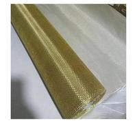 SFQEVHRZ Rete Metallica Intrecciata in Ottone, Rete in Ottone, Rete in Rame Puro Rete in Filo di Rame Rete filtrante ad Alta densità Ideale(Brass 1x1m,30 Mesh)