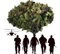 SFQEVHRZ Rete Mimetica da Caccia, Rete Mimetica 4x5m 5x6m 7x7m 8x10m Rete Mimetica Militare da Caccia Rete ombreggiante Schermo for la Privacy(2.0x7.0m/6.5x22.9ft)