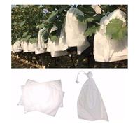 SFQEVHRZ Sacchetti protettivi per Frutta e Verdura， 100 Sacchetti di Protezione for l'uva, Sacchetti di Rete Impermeabili for la Coltivazione di Frutta e Verdura.(X-Large)