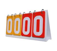 SFQEVHRZ Tabellone, Tabellone segnapunti con Numeri da lanciare, segnapunti da Tavolo for Sport(Yellow Red)
