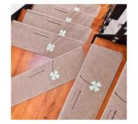 SFQEVHRZ Tappeti per Scale, Gradini for Scale Antiscivolo Tappeto Luminoso for Interni Autoadesivo Scale Gradini Moquette Soggiorno Scale Gradini Tappetini for Scale Gradini(03,55x22x4.5cm 3pc)